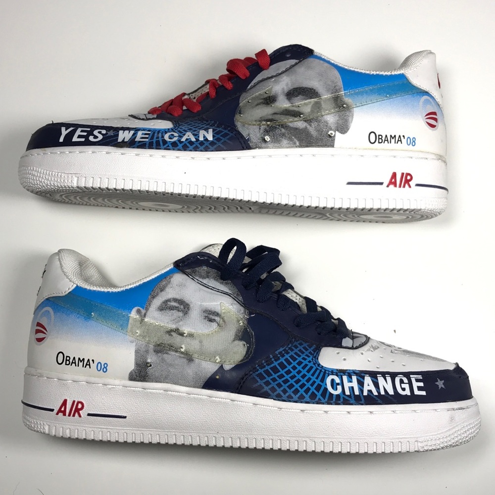 Nike Air Force 1 2008 Obama Change Yes We Can 11.5